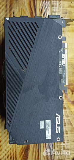 Видеокарта Asus Geforce GTX 1660 dual oc