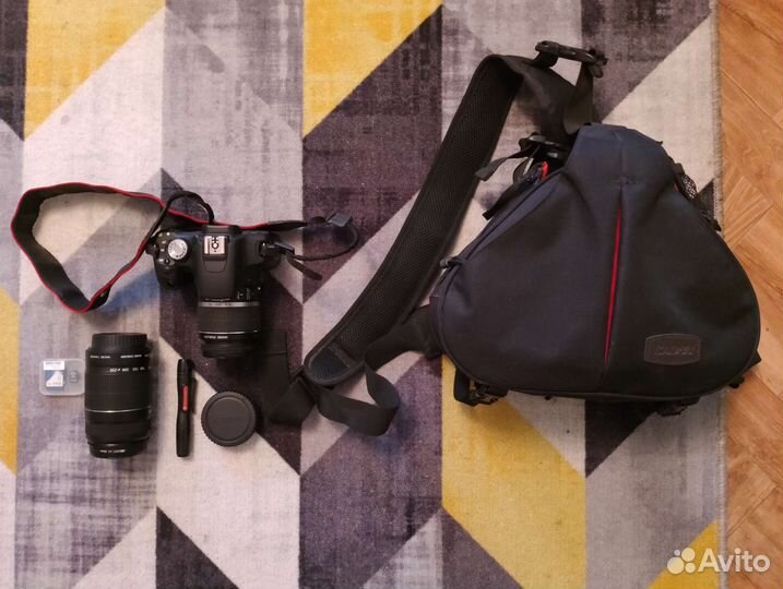 Зеркальный фотоаппарат canon EOS 500d + 55-250 mm