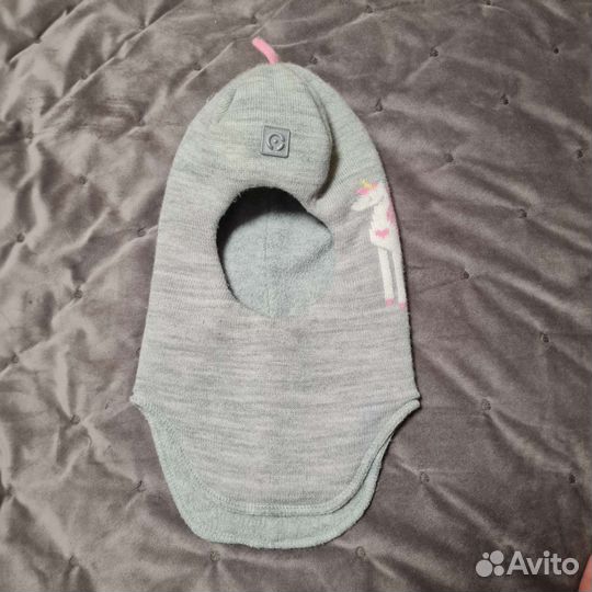 Шапка шлем crockid зимняя для девочки, р. 46-48