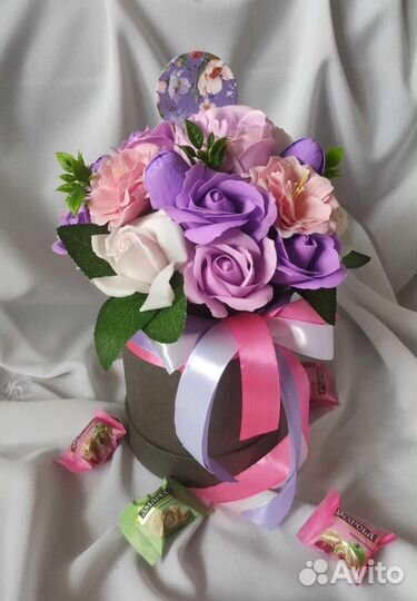 Мыльные цветы букет