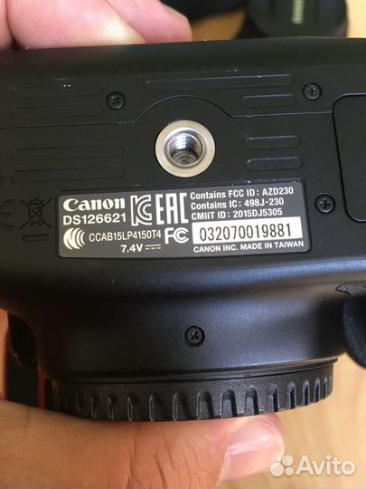 Canon Rebel T6 (EOS 1300D) + два объектива