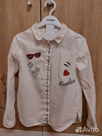 Школьная рубашка для девочки, Остин 140р