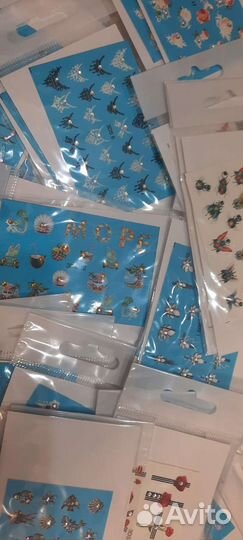 Слайдеры для ногтей, наклейки