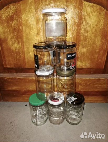 Посуда, стеклянные банки