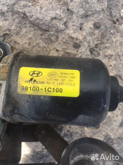 Трапеция дворников hyundai getz