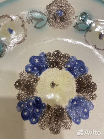 Блюдо(тарелка) фаянс СССР