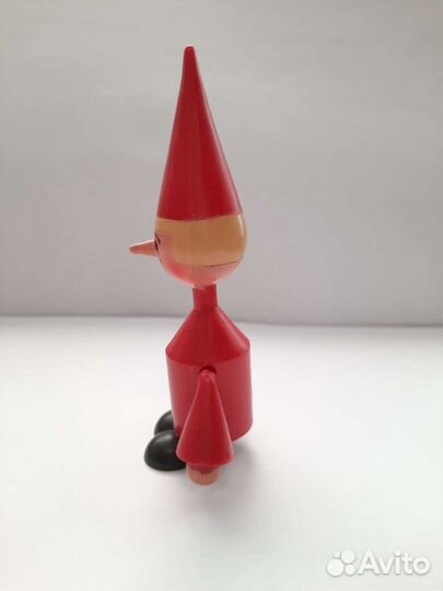 Игрушка Петрушка колкий пластик СССР очень редкая