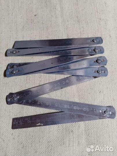 Метр металлический складной СССР