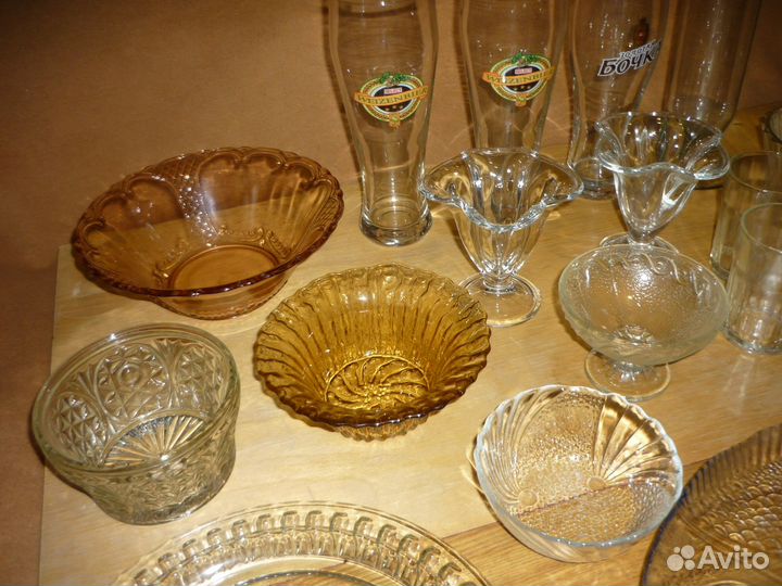 Посуда разная из стекла СССР