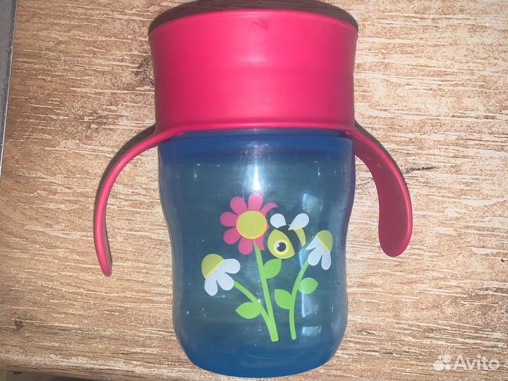 Поильник avent непроливайка