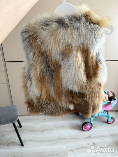 Меховая жилетка детская