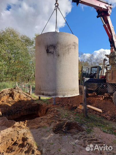 Септики из бетонных колец