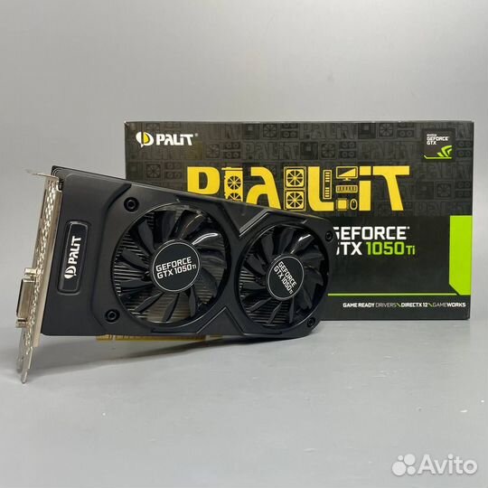 Видеокарта Palit GeForce 1050 Ti Dual OC 4GB