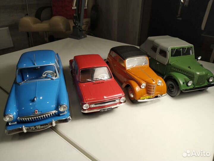 Модели автомобилей 1:24 СССР