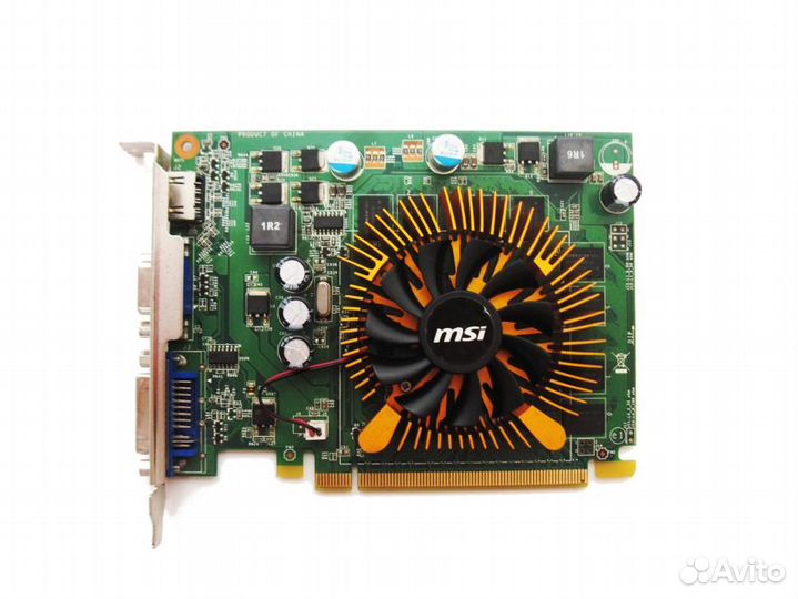 Видеокарта PCI-E MSI Nvidia GeForce GT 220 512MB D