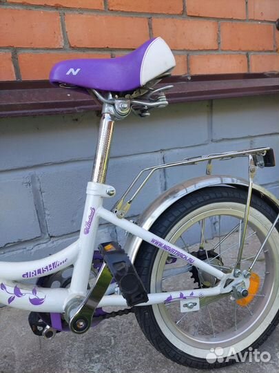 Детский велосипед для девочки с доп.колесами