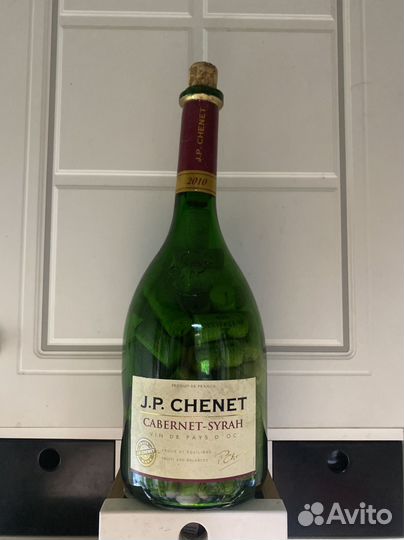 Бутылка магнум 1,5л с пробками для интерьера