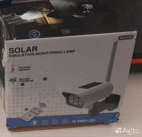 Прожектор на солнечной батарее с пультом hs-v79