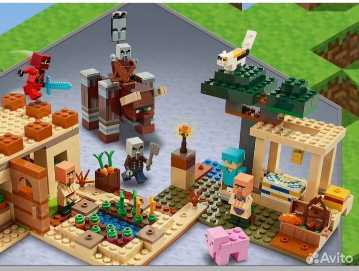 Lego Minecraft 21160 Патруль разбойников оригинал