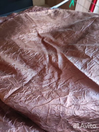 Ткань шторная цвет шоколад