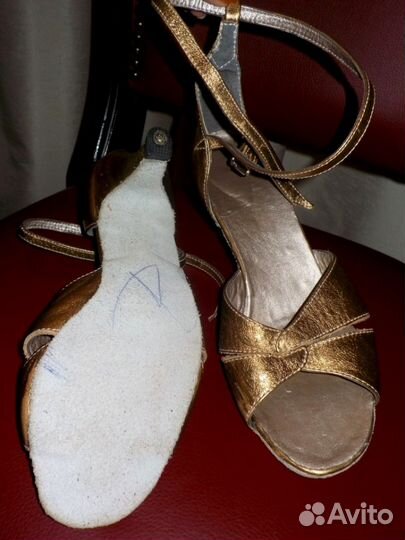 Туфли для бальных танцев кожаные новые 36 размер