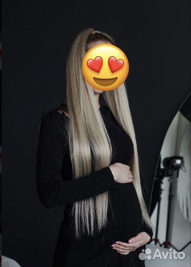 Хвост на резинке (нарощенные волосы)