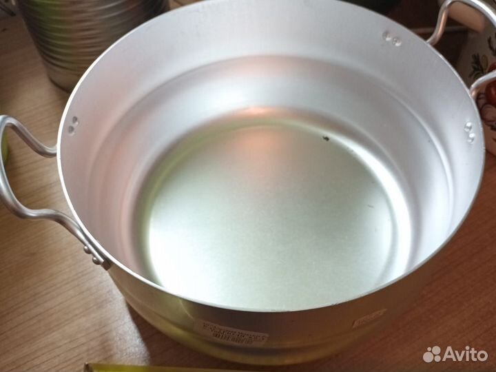 Кастрюля алюминиевая новая