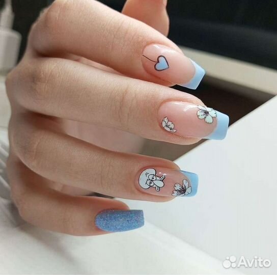 Наращивание ногтей, шеллак