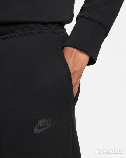 Шорты Nike Tech Fleece черные