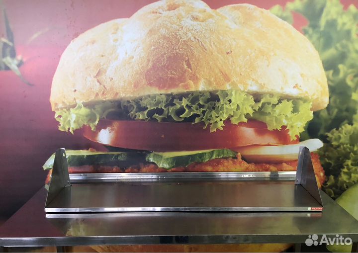 Полка из нержавеющей стали 150*30 см