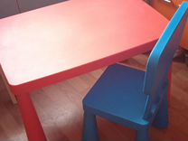 Детские стол и стул Маммут, Икея