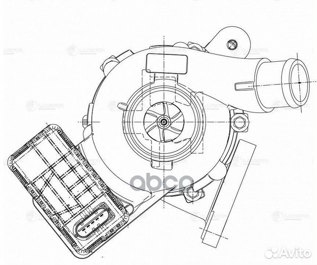 Турбокомпрессор для а/м Ford Transit (13) 2.2D