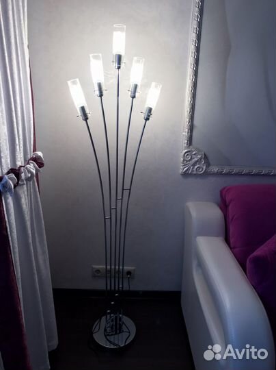 Напольный светильник высота 170 см, миньоны