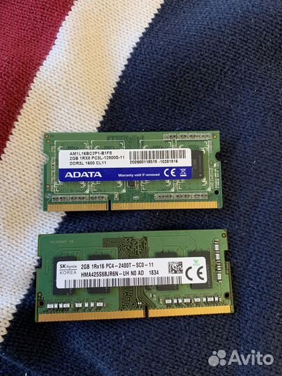Ноутбучные модули озу ddr3 и ddr4