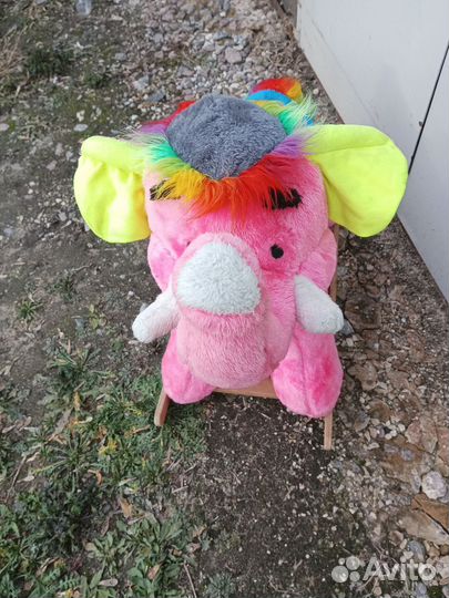 Слон качалка большой