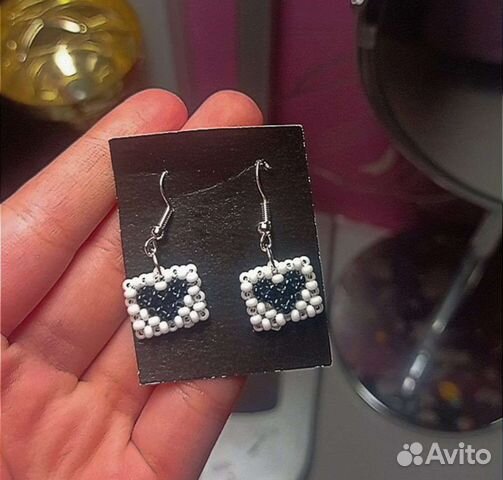 Серьги из бисера