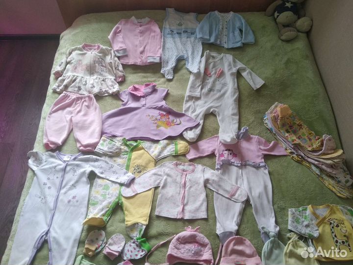 Вещи пакетом на девочку с 0-80