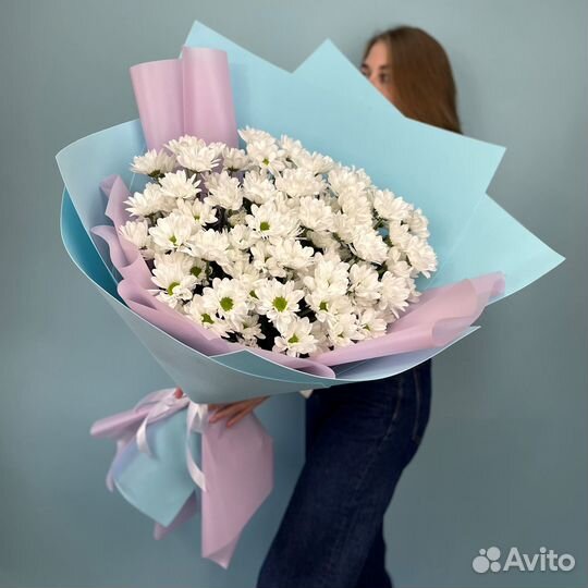 Хризантемы Букет-Гигант. Цветы-Доставка