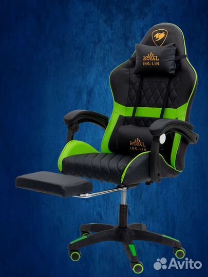 Компьютерное Геймерское игровое кресло с массажем