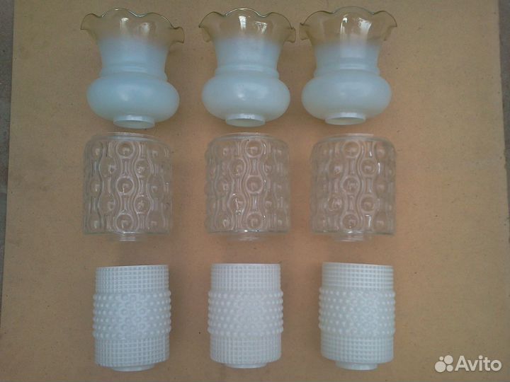 Плафоны для люстры, светильника и ночника, бра