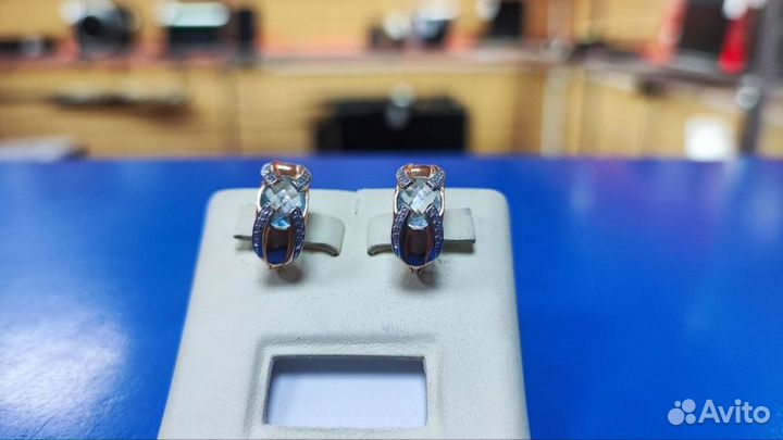 Серьги 585 пробы, р.0