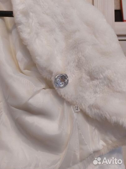 Меховое болеро свадебное