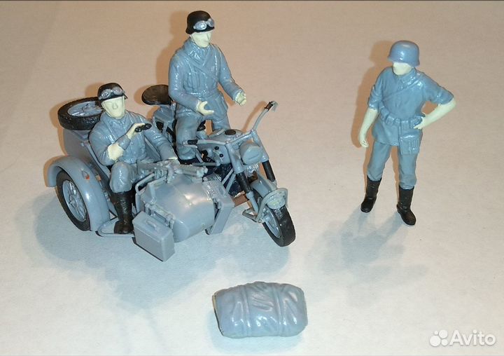 Модель немецкого мотоцикла Цундап М 1 35