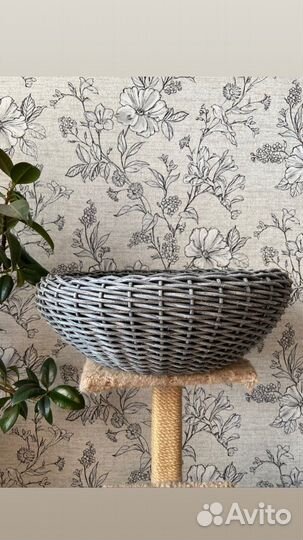 Кашпо из ротанга