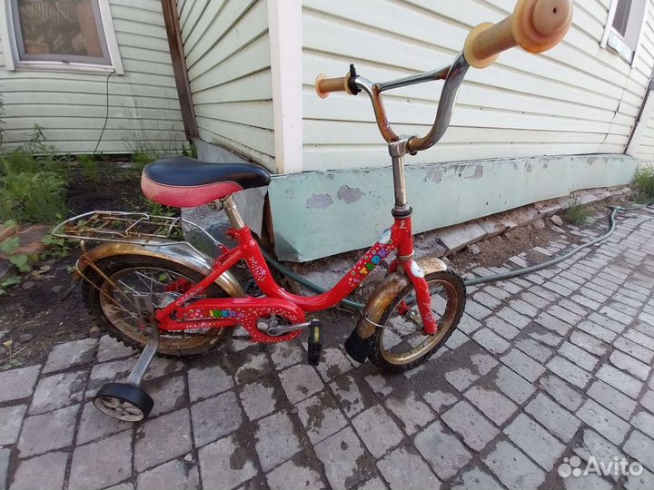 Детский велосипед бу четырехколесный