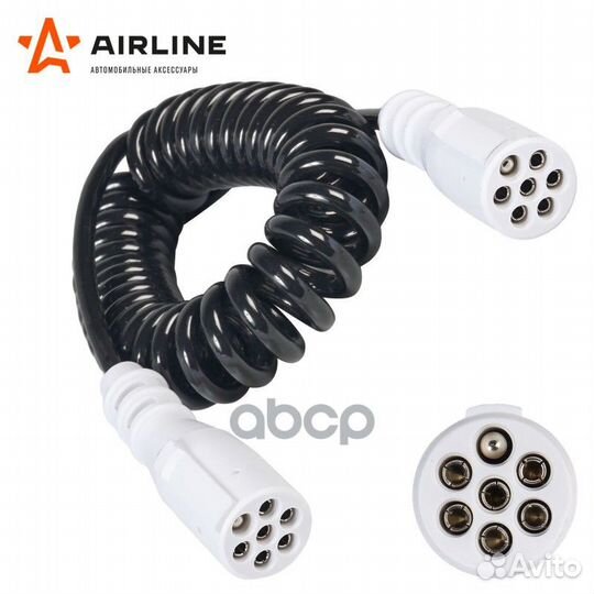 Кабель прицепа 24В тип-S 7 контактов 4,5м (лито