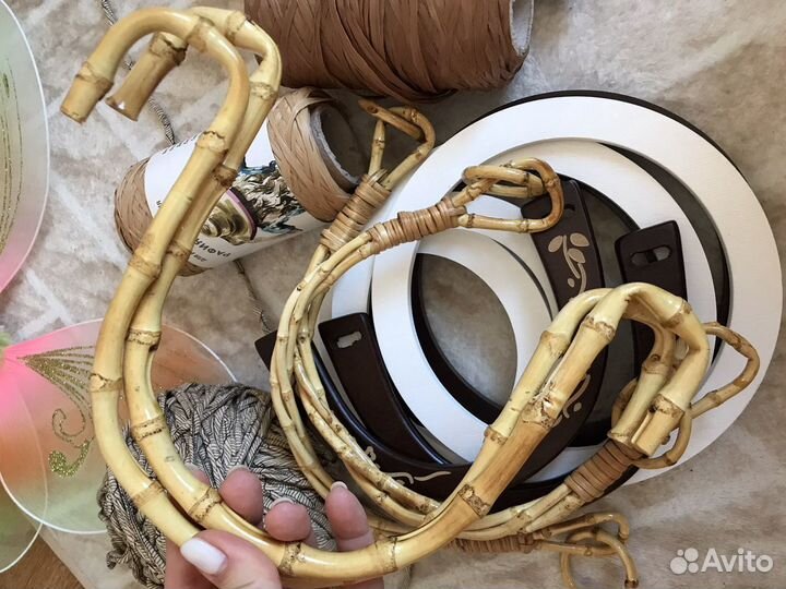 Ручки деревянные и бамбук