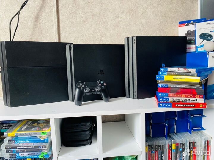 Sony Playstation 4 fat slim pro VR set