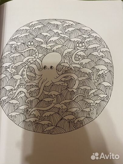 Раскраска Дианая луна Марии Тролле