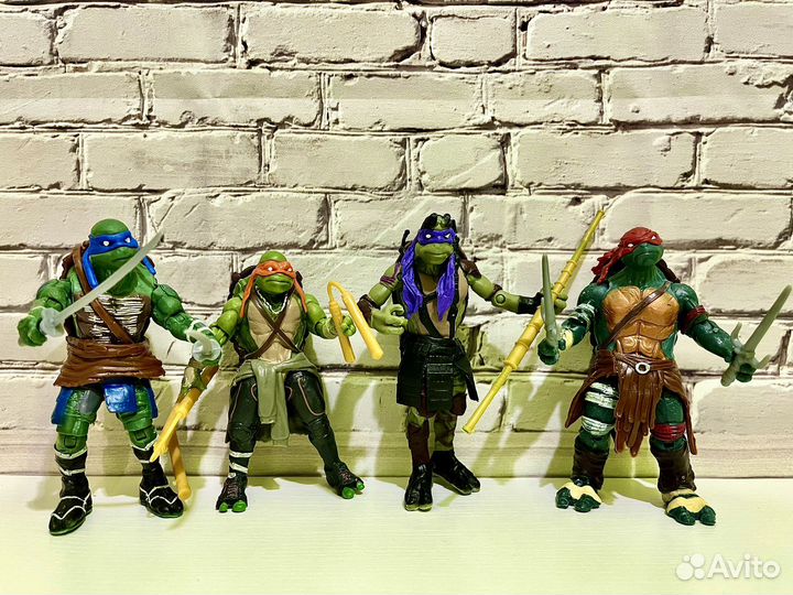 Набор Черепашки Ниндзя 4шт/Донателло/Майк/Лео/Раф